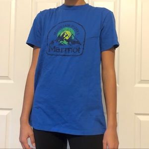 Marmot blue t-shirt